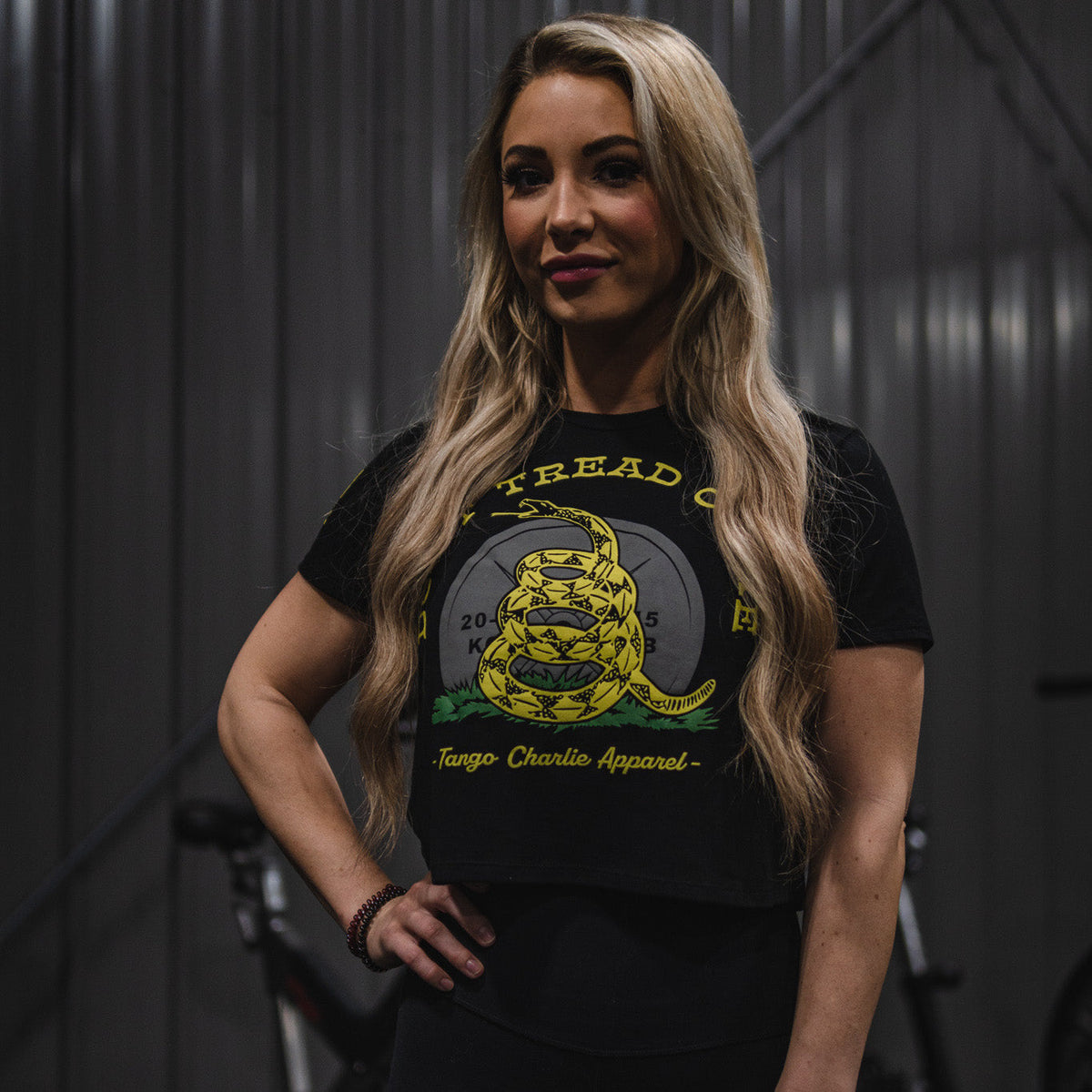 Don't Tread on Me - Women's Crop Tee